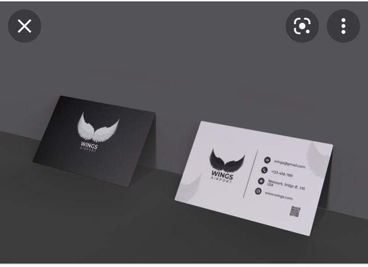 Business Card Sharp Corners